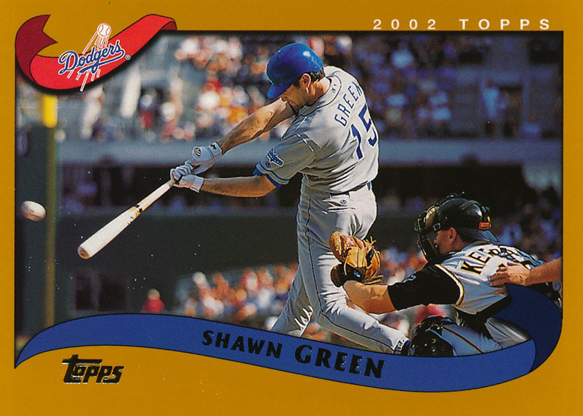 MAJESTIC  SHAWN GREEN Los Angeles Dodgers 2002 Throwback Baseball