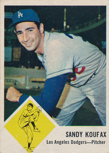 WHEN TOPPS HAD (BASE)BALLS!: TURN BACK THE CLOCK- SANDY KOUFAX THROWS PERFECT  GAME