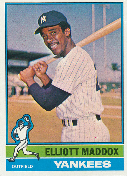 Elliott Maddox Washington Senators Custom Baseball Card 1971 -  Israel