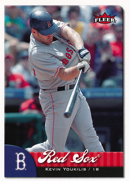 Kevin Youkilis player worn jersey patch baseball card (Boston Red Sox) 2010  Topps Gypsy Queen #GQRKY