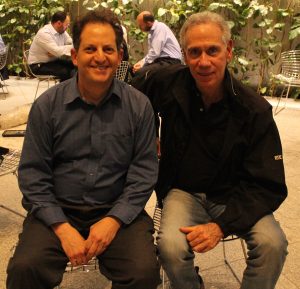 Art Shamsky (right) and Hillel Kuttler
